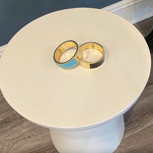 Fashion Gold Colorblock Bangles (Set of 2) EUC - Picture 3 of 3